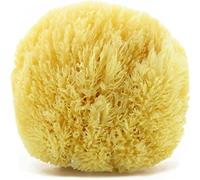 tom&pat® Éponge naturelle Grass • mousse extra abondante • éponge de bain et douche corps • pour bébés et peau sensible • Dermatest excellent • douce • qualité premium Grèce (13-14 cm)