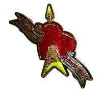 Tom Petty & The Heartbreakers Flying Heart Pin Badge