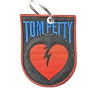 Tom Petty & The Heartbreakers - Porte-clés cœur brisé RO5185 (taille unique) (Rouge/Bleu/Noir)