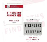 Tom Rath StrengthsFinder 2.0 and Strengths Based Leadership 2 Books Bundle Collection
