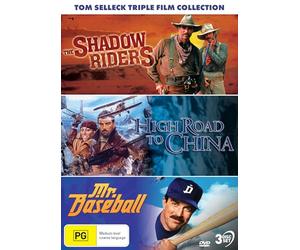 Tom Selleck Triple Film Collection (The Shadow Riders / High Road To China / Mr. Baseball)