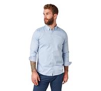 TOM TAILOR 1008320, Chemise à motifs Homme, 15837 - Light Blue Oxford, XXL