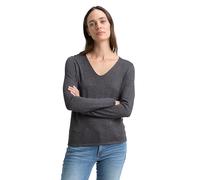 TOM TAILOR 1012976 Pull Basique en Tricot Femme ,30281 - Evident Anthracite Melange ,XL