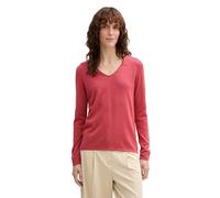 TOM TAILOR 1012976 Pull-Over Femme, 11016 - Rouge Baie, L