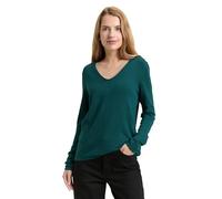TOM TAILOR 1012976 Pull-Over Femme, 12818 - Vert Foncé, XL