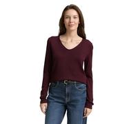 TOM TAILOR 1012976 Pull-Over Femme, 16427 - Bordeaux Red, XS