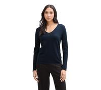 Tom Tailor 1012976 Pull-Over Femme, 37495 - Midnight Navy Blue, M