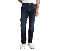TOM TAILOR 1013423 Jean Trad Relaxed, 10120-Used Dark Stone Blue Denim, 31W / 34L Homme