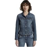 TOM TAILOR 10162 Veste en Jean en Coton Bio Femme -10120 - Used Dark Stone Blue Denim -M XS