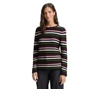 TOM TAILOR 1016350 Pull-Over, 38575-Colourful Ottoman Knit, M Femme