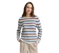 TOM TAILOR 1016350 Pull-Over, 38576-Teal Colored Ottoman Knit, XS Femme