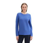 TOM TAILOR 1016350 Pull-Over Femme, 10619 - Preppy Jean Blue, M