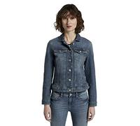 TOM TAILOR 1016402 Veste en Jean en Coton Bio Femme ,10120 - Used Dark Stone Blue Denim ,S