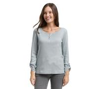 TOM TAILOR 1024036 Shirt pour Femme, 39470-green offwhite Small Stripe