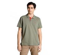 TOM TAILOR 1031006 Polo, 10767-Greyish Shadow Olive, L Hommes