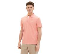 TOM TAILOR 1031006 Polo piqué Basique Homme, 12642 - Hazy Coral Rose, S