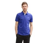 TOM TAILOR 1031006 Polo piqué Basique Homme, 25386 - Bleu Crest, M