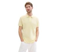 TOM TAILOR 1031006 Polo piqué Basique Homme, 34585 - Jaune Clair, S