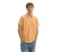 TOM TAILOR 1031006 Polo piqué Basique Homme, 36366 - Pepper Orange White Melange, M