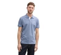 TOM TAILOR 1031006 Polo piqué Basique Homme, 37533 - Bleu Dove, S