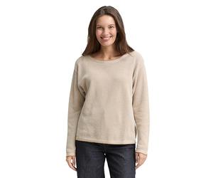 TOM TAILOR 1033125 Pull en Tricot avec Structure Femme ,30438 - Beige Bubble Structure ,S
