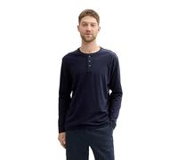 TOM TAILOR 1034356 T-Shirt à Manches Longues, 10690-Knitted Navy, XL Hommes