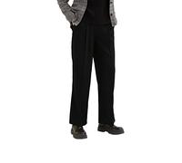 TOM TAILOR 1034543 Lea Striaght Fit Pantalon Femme ,14482 - Deep Black ,32W / 32L