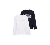 Tom Tailor 1034857 Lot de 2 t-Shirts à Manches Longues Homme (Lot de 2)