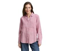 Tom Tailor Blouse With Slub Structure 1035247 – Rose – Taille 34 Femme