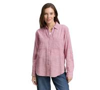 Tom Tailor With Slub Structure 1035247 Blouse Rose 34 Femme