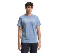 TOM TAILOR 1035611 T-Shirt Homme, 12364 - Greyish Mid Blue, M