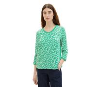 TOM TAILOR 1035850 T-shirt Femme ,31117 - Green Floral Design ,XXL