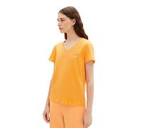 TOM TAILOR 1035853 T-shirt Femme ,29751 - Bright Mango Orange ,L