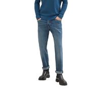 TOM TAILOR 1035877 Jean Droit Marvin, 10137 - Indigo Foncé avec Teint, 34W / 36L, Homme