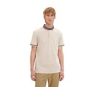 TOM TAILOR 1035900 Polo, 31631-Caramel Beige Two Tone, L Homme