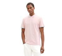 TOM TAILOR 1035900 Polo, 32015-Morning Pink Two Tone, M Homme
