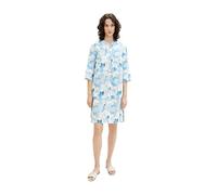 TOM TAILOR 1036650 Robe, 32135-Motif Formes Bleues, 44 Femme