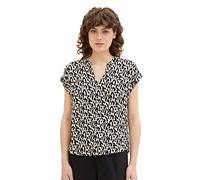 TOM TAILOR 1037231 Blouse, 32148-Black Small Abstract Design, 36 Femme