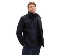 TOM TAILOR 1037345 Jacket, 24258-Structure Bleu Marine, XL Homme