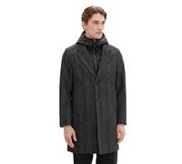 TOM TAILOR 1037348 Manteau en Laine, 32522 - Structure de Herringbone Deep, XL Homme