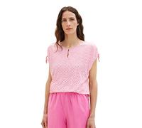 TOM TAILOR 1037423 T-Shirt, 32652 - Rose Minimal Design, L Femme
