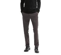 TOM TAILOR 1037547 Pantalon Chino Travis Slim, 36160-Gris et Noir Zig Zag Structure, 33W x 32L Homme
