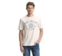 TOM TAILOR 1037735 T-Shirt, 10348-Gardenia White, XXL Hommes