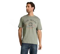 TOM TAILOR 1037735 T-Shirt, 10767-Greyish Shadow Olive, XL Hommes