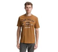 TOM TAILOR 1037735 T-Shirt, 25985-Deep Cognac, L Hommes