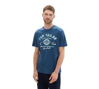 TOM TAILOR 1037735 T-Shirt, 26779-Bleu Nuit, M Hommes