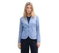 TOM TAILOR 1038703 Blazer Basique Ottoman avec Poches, 37106-flawless Blue, S Femmes