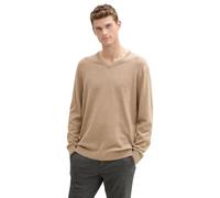 TOM TAILOR 1039806 Pull-Over, 31089-Hazel Brown Melange, XL Homme