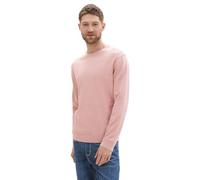 TOM TAILOR 1039810 Pull en Tricot à col Rond pour Homme (1 pièce), 36306 - Dusty Pink Melange, M