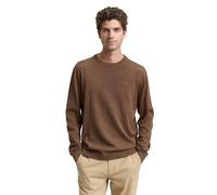 TOM TAILOR 1039810 Pull-Over, 38678-Dark Taupe Melange, XL Homme